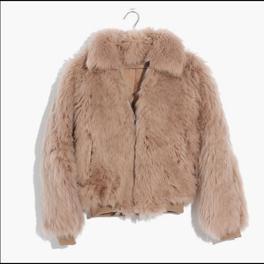 Madewell Mongolian Shearling Jacket